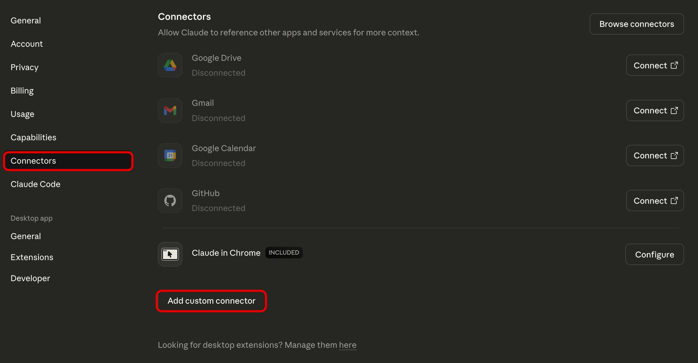 Step 2: Add a custom connector